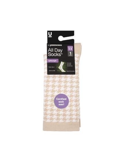Women's All Day Lightweight Crew Socks 1 Pack