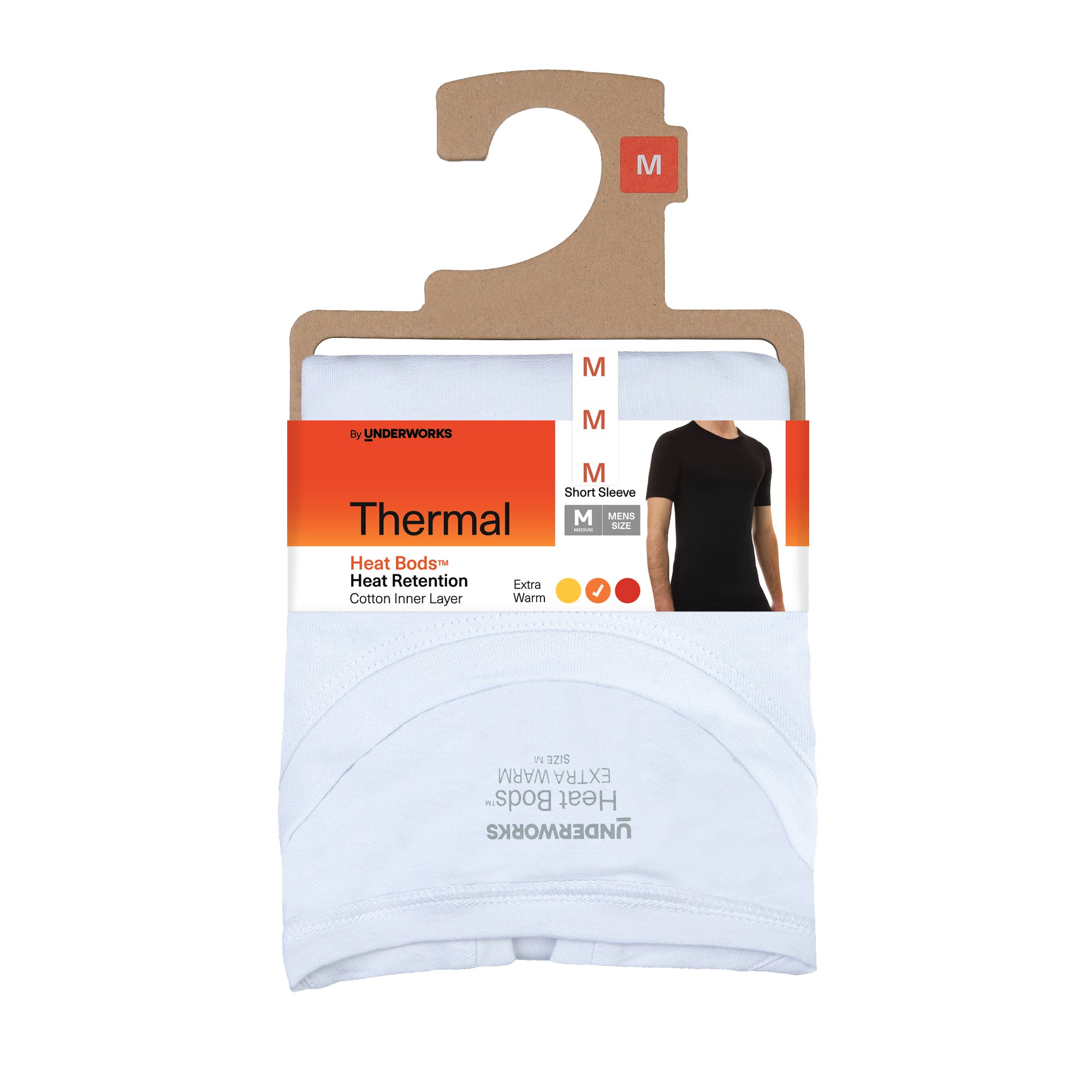 Men's Heat Bods Heat Retention Thermal Short Sleeve