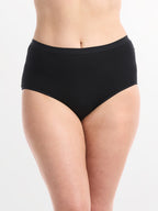 womens black full brief underwear 3 pack - underworks