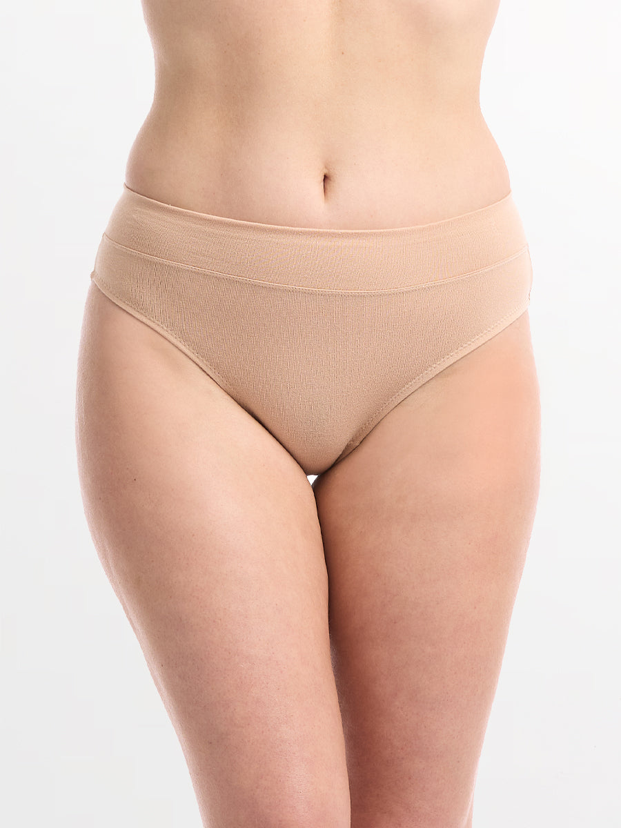 Womens Smoothlines Hi Cut Briefs 2 Pack