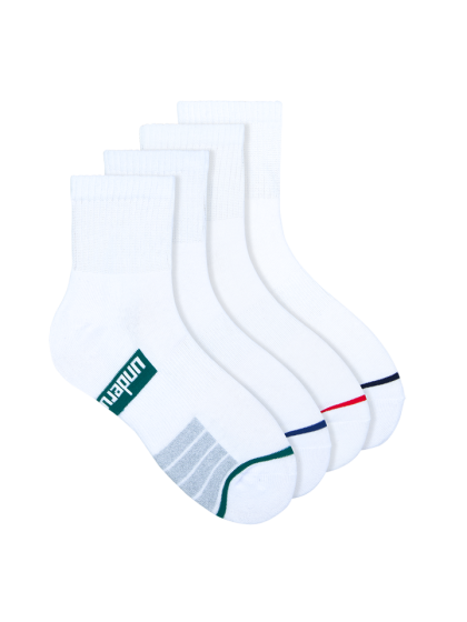 Unisex Throwback Sock - Midnight Green/White