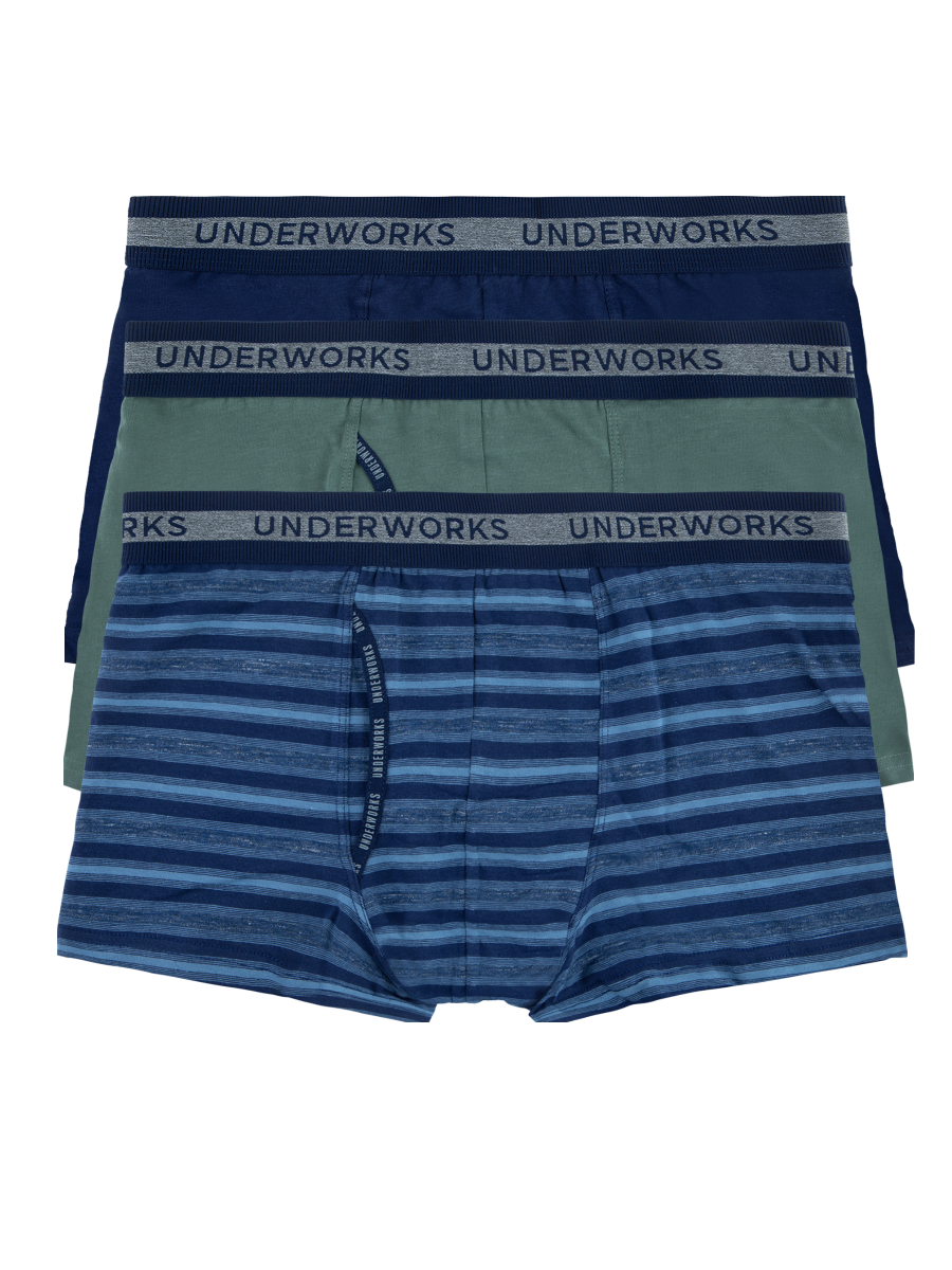 Tradie Fluro Lime Fly Front Trunks - Lowes Menswear