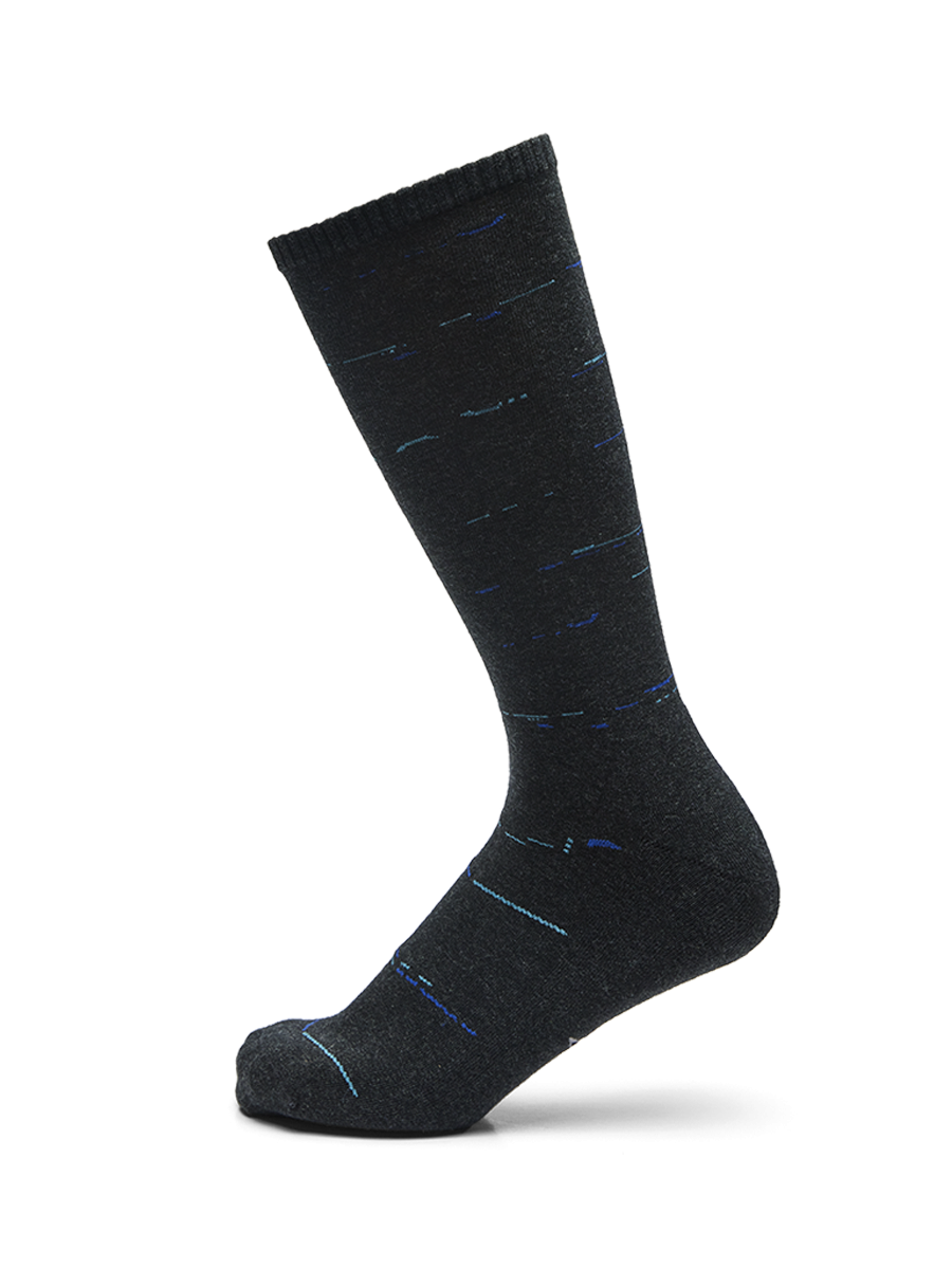 Men s Cotton Rich Cushion Sole Crew 2 Pack Blue Stripes Underworks