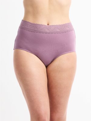 Women's Smoothlines Lace Full Briefs 2 Pack